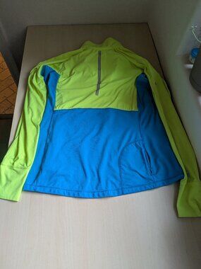 Brooks Running Women’s Half Zip Pullover Neon Yellow Size Medium